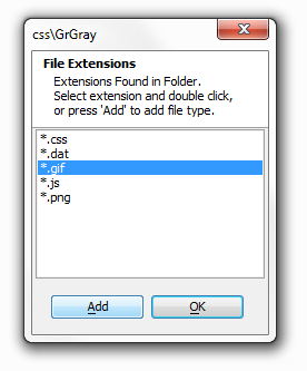 A Extension Select